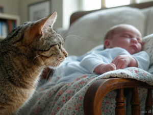 Tips for a Smooth Introduction of a Newborn and Cat