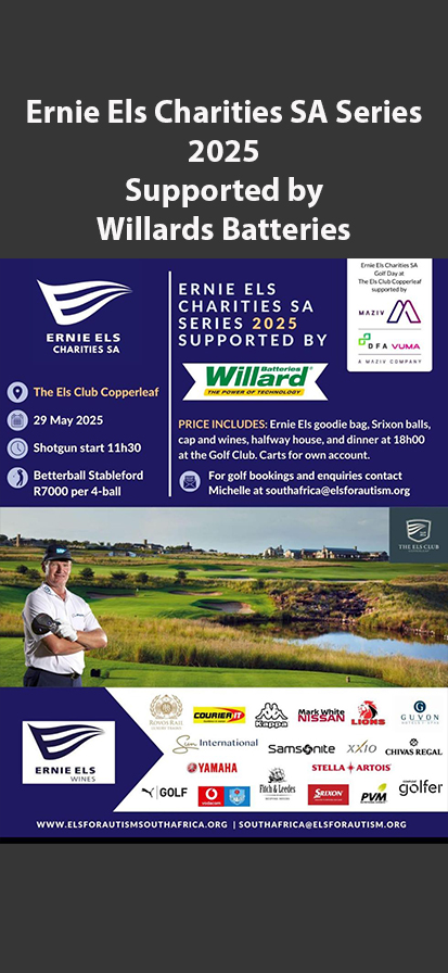 Ernie Els Charities SA Series 2025 at Copperleaf Golf Estate