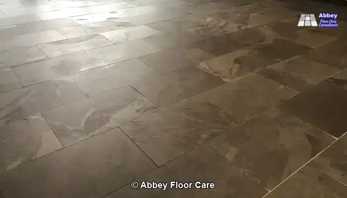 Signature Wet Look on Slate Flooring Made Easy