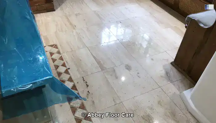 Vein Cut Travertine Restoration Made Easy