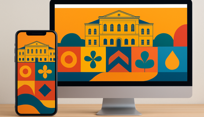 Vibrant WordPress website for Bath UK business, blending modern design, colorful branding, and responsive layouts on mobile and desktop.