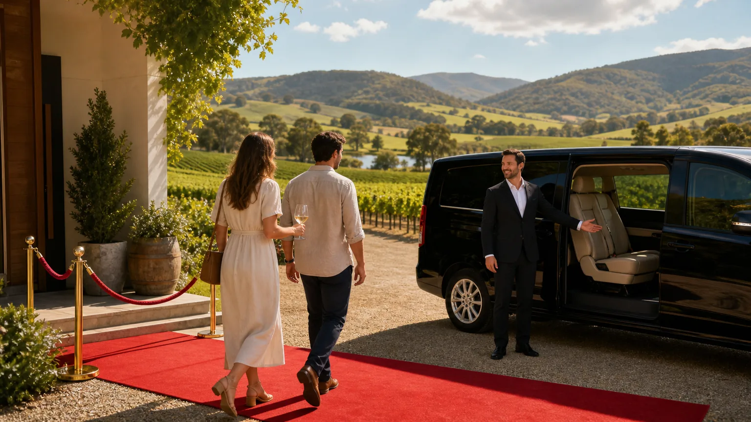 Red Carpet Wine Tours: visual reference for 1. Red Carpet Wine Tours: Customised Private Experiences from Your Home