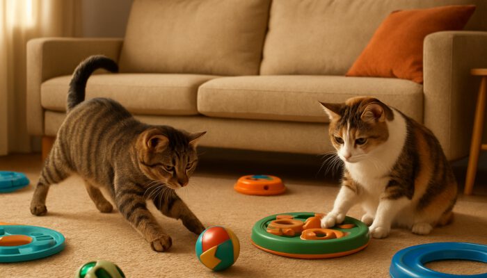 Interactive Puzzle Toys to Entertain Your Cat