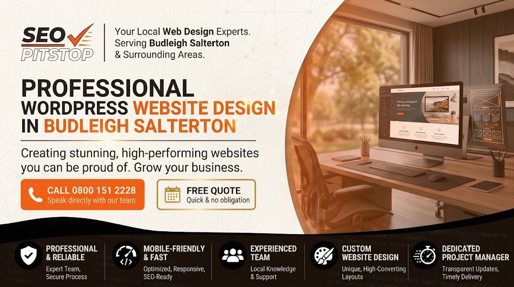 WordPress Design Services for Websites in Budleigh Salterton